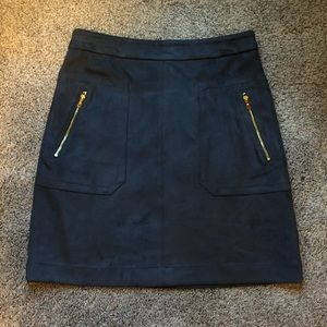 Faux Suede Loft Skirt